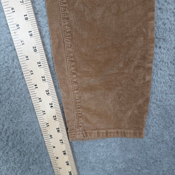 Lucky Brand Lolita Skinny Corduroy Pants Womens 8/29 Tan Camel Mid Rise Slim Fit - Picture 9 of 13